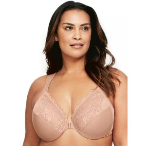 Soutien-gorge agrafé devant - Couleur 100B, 100C, 100D, 100E, 100F, 100G, 100H, 105B, 105C, 105D, 105E, 105F, 105G, 105H, 110B, 110C, 110D - Taille Beige