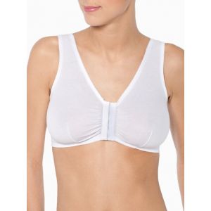 Soutien-gorge agrafé devant - Couleur 100E, 110E, 115B, 120B, 120E, 125B, 90B, 95B - Taille Blanc