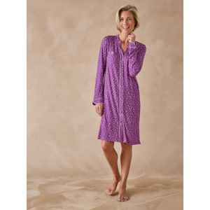 Chemise de nuit forme liquette - Couleur 38/40, 42/44, 46/48, 50/52, 54/56, 58/60 - Taille Chemise de nuit courte