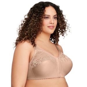 Soutien-gorge agrafé devant - Couleur 100B, 100C, 100D, 100E, 100F, 100G, 100H, 100I, 105B, 105C, 105D, 105E, 105F, 105G, 105H, 105I, 110B - Taille Beige
