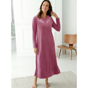 Robe d'hôtesse en maille velours - Couleur 38/40, 42/44, 46/48, 50/52, 54/56, 58/60, 62/64