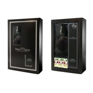 COFFRET CADEAU EDWIN JAGGER EBENE ET CREME A RASER A L'ALOE
