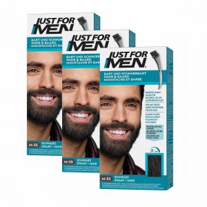 Colorations Barbe Noir Naturel - Pack 3