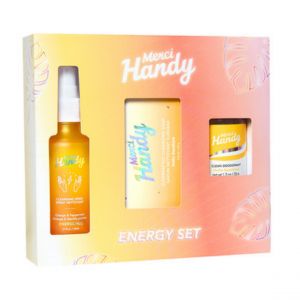 Pack Soin Corporel Énergisant - Spray Nettoyant Main + Savon Exfoliant Doux + Déodorant