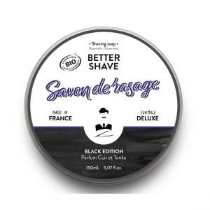 Savon de rasage Traditionnel Better Shave Black Edition 150 ml