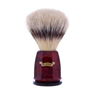 Blaireau Facette Pour Homme Façon Loupe De Noyer Fibre Blanc Haute Montagne