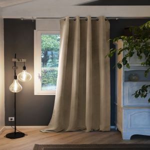 Rideau Occultant 140x260 cm Polyester Lin
