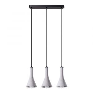 Suspension Béton Gris E14 3 Rea Line