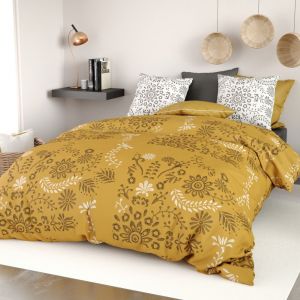 Parure de lit housse de couette avec taies d'oreiller 100% Coton 47 fils Babouchka : Taille : - 220 x 240 cm