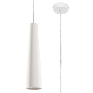 Suspension Céramique Blanc GU10 1 Electra