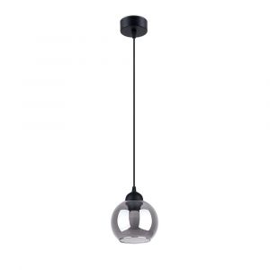 Suspension Acier Noir E27 1 Alino