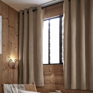 Rideau occultant polaire 140x180 cm Polyester Lin