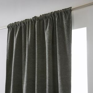 Rideau galon fronceur + polaire 140x260 cm Polyester Romarin