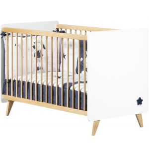 Lit b&eacute;b&eacute; &agrave; barreaux Oslo (60 x 120 cm)