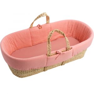 Couffin souple en fibres naturelles de palmier Esm&eacute;e