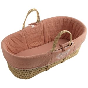 Couffin souple en fibres naturelles de palmier Petit C&oelig;ur