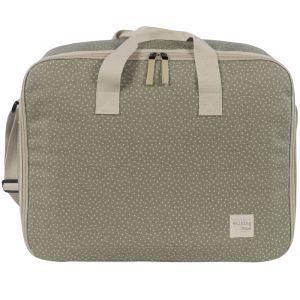 Valise de maternit&eacute; &agrave; pois Poppy Mousse