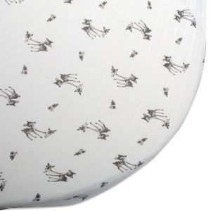 Drap housse Fawn pour lit b&eacute;b&eacute; Lugo (70 x 90 cm)