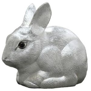 Tirelire Lapin (Métal Argenté)