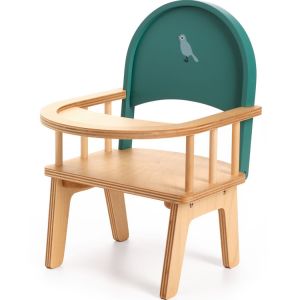 Chaise haute &agrave; barreaux pour poupon