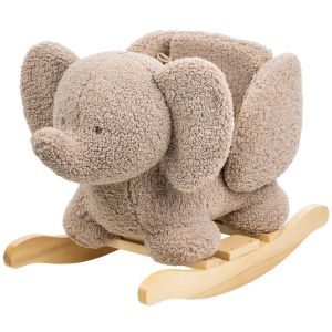 Bascule Teddy Lapidou El&eacute;phant taupe