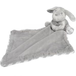 Doudou plat Lucien le chien gris