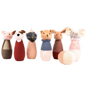 Jeu de quilles Amis (6 pi&egrave;ces)