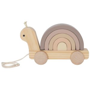 Escargot en bois &agrave; tirer