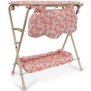 Table à langer pour poupée Rose anglaise