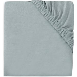 Drap housse en jersey pour matelas de parc Sea Green (75 x 95 cm)