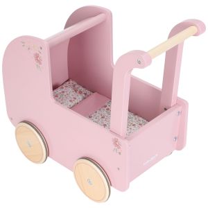 Landau pour poup&eacute;e en bois FSC