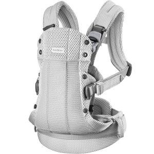 Port&eacute; b&eacute;b&eacute; Harmony tissu Mesh 3D argent