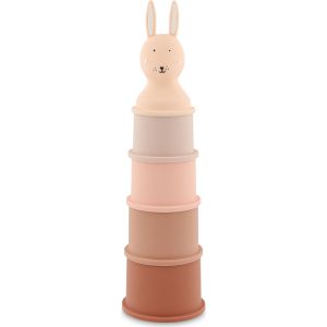 Jouets de bain gobelets empilables Mrs. Rabbit (5 pi&egrave;ces)