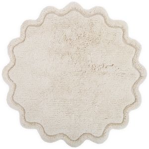 Tapis rond Sweet April Ecru (110 cm)