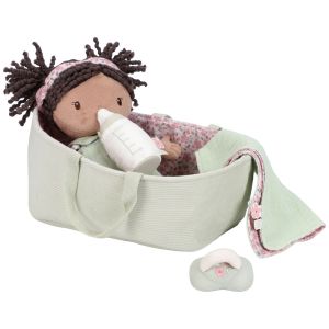 Set couffin et poupon b&eacute;b&eacute; Evi