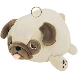 Porte-cl&eacute; peluche Nemu Nemu Hana le Bulldog (11 cm)