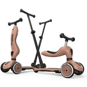 Porteur &eacute;volutif Highwaykick 1 Push and Go Mocha