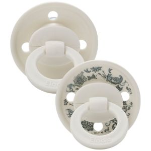 Lot de 2 sucettes Binky Garden Leo Toile (3 mois et +)