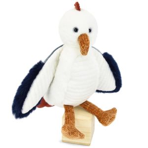 Peluche Tr&eacute;sors Marins Mouette (23 cm)