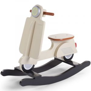 Scooter &agrave; bascule cr&egrave;me