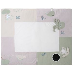 Tapis de jeu Animals Laurel Green-Warm Linen (75 x 95 cm)