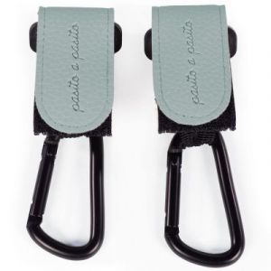 Lot de 2 crochets pour poussette Icon Vert