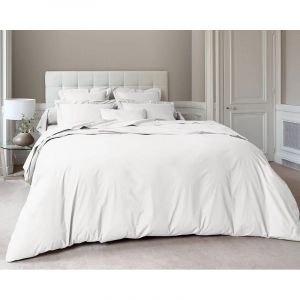 Housse de couette Percale Vexin Blanc, Anne de Sol&egrave;ne 220 x 240 cm - Anne de Sol&egrave;ne