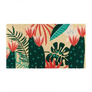 Paillasson coco/pvc Paradise, Derri&egrave;re la porte - DERRIERE LA PORTE