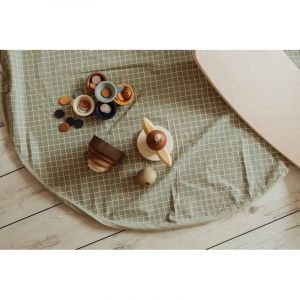 Sac de rangement pour jouets Organic, Play&Go Vert - Play & Go