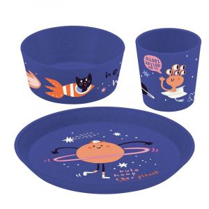 Set de 3 pièces enfant Space Connect, Koziol - Koziol