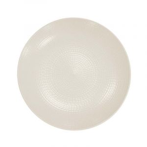 Assiette dessert Modulo Nature Kaolin, Degrenne Paris - GUY DEGRENNE