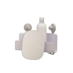 &Eacute;tag&egrave;re de douche d'angle avec miroir amovible EasyStore, Joseph Joseph - Umbra