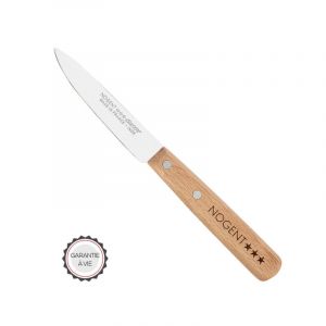 Couteau d'office 9 cm Classic Lame lisse H&ecirc;tre, Nogent*** - NOGENT