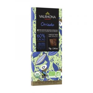 Tablette chocolat noir bio Oriado 60%, Valrhona - VALRHONA